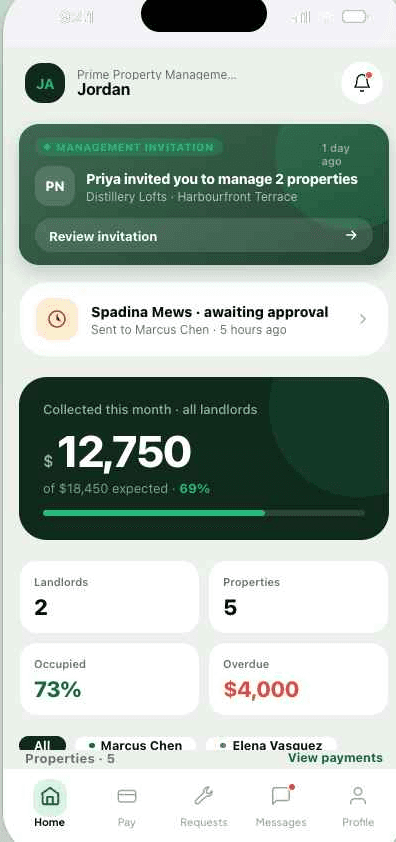 Manager app
